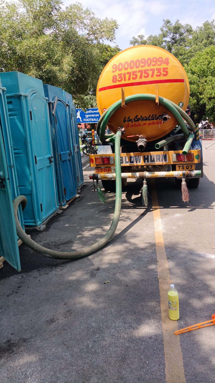 Septic Tank Sludge Cleaning